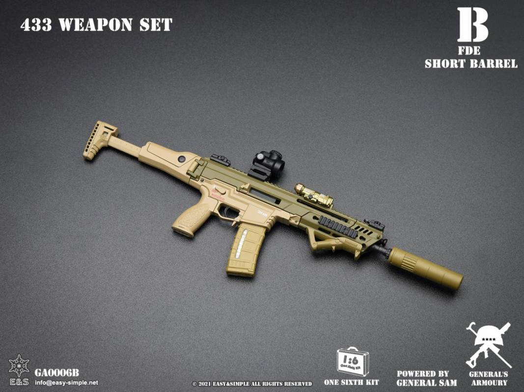 HK433 Weapon Elevator four optional 1/6