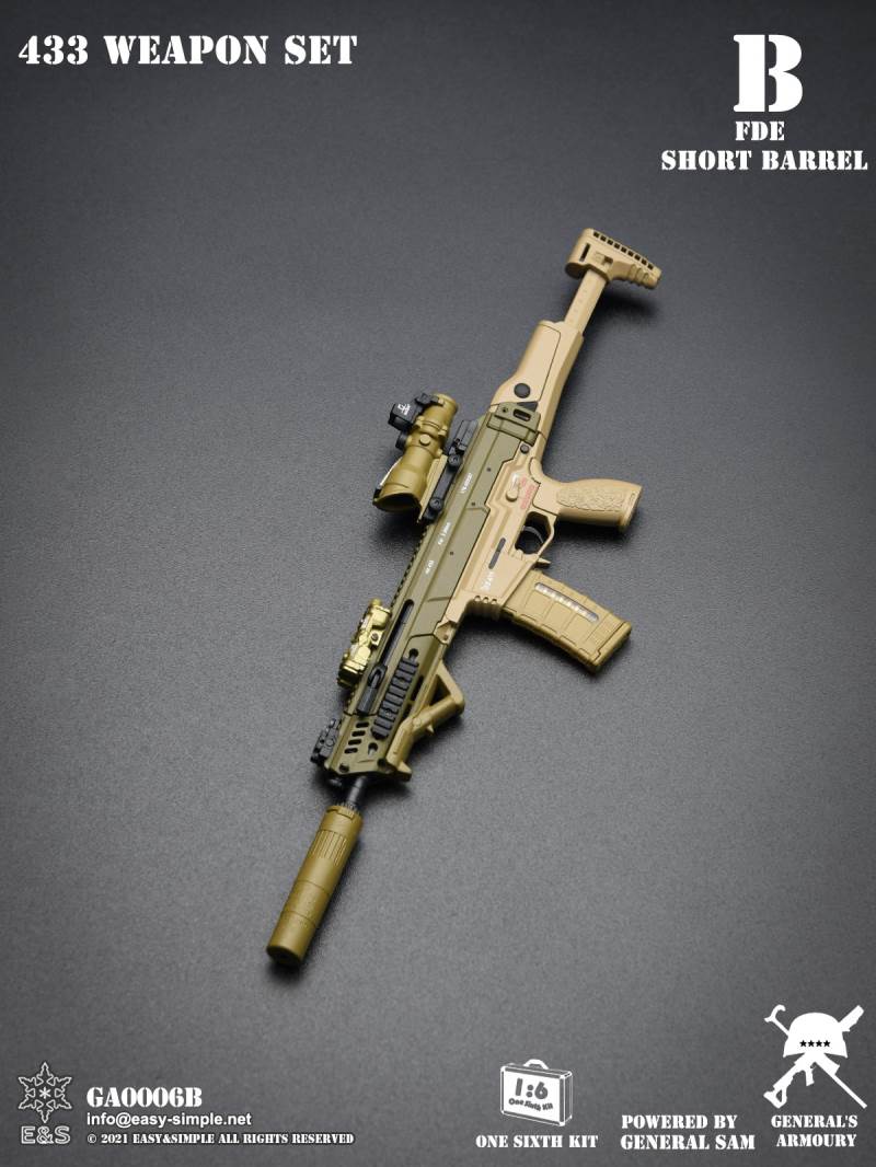 HK433 Weapon Elevator four optional 1/6