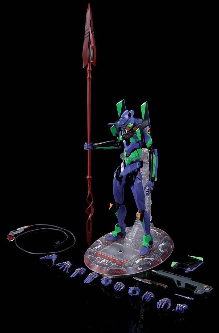 DYNACTION General-purpose humanoid decisive weapon Android Evangelion Unit 1 + Cassius Spear (Renewal Color Edition)
