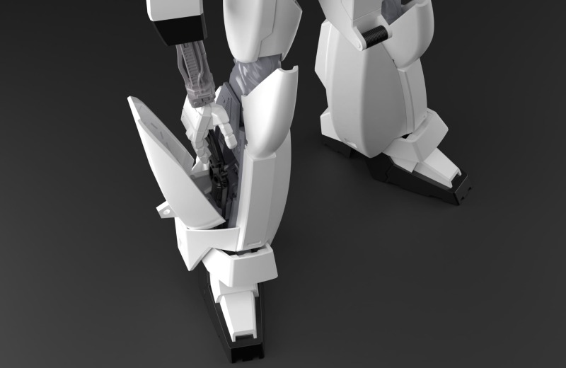 ACKS No.MP-03 Mobile Police Pattray 1/43 AV-98 Ingram Unit 2