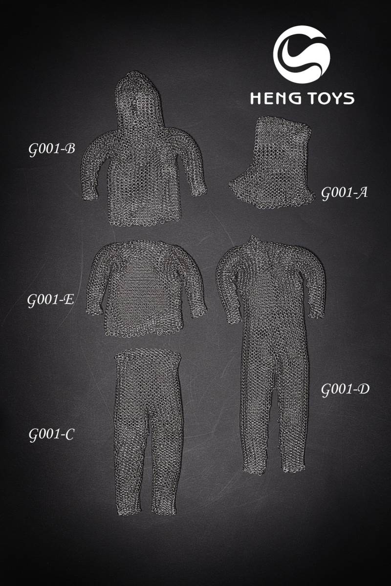 Stainless steel armour parts for men and women 1/6