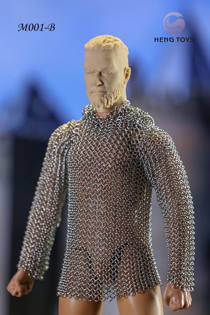 Stainless steel armour parts for men and women 1/6