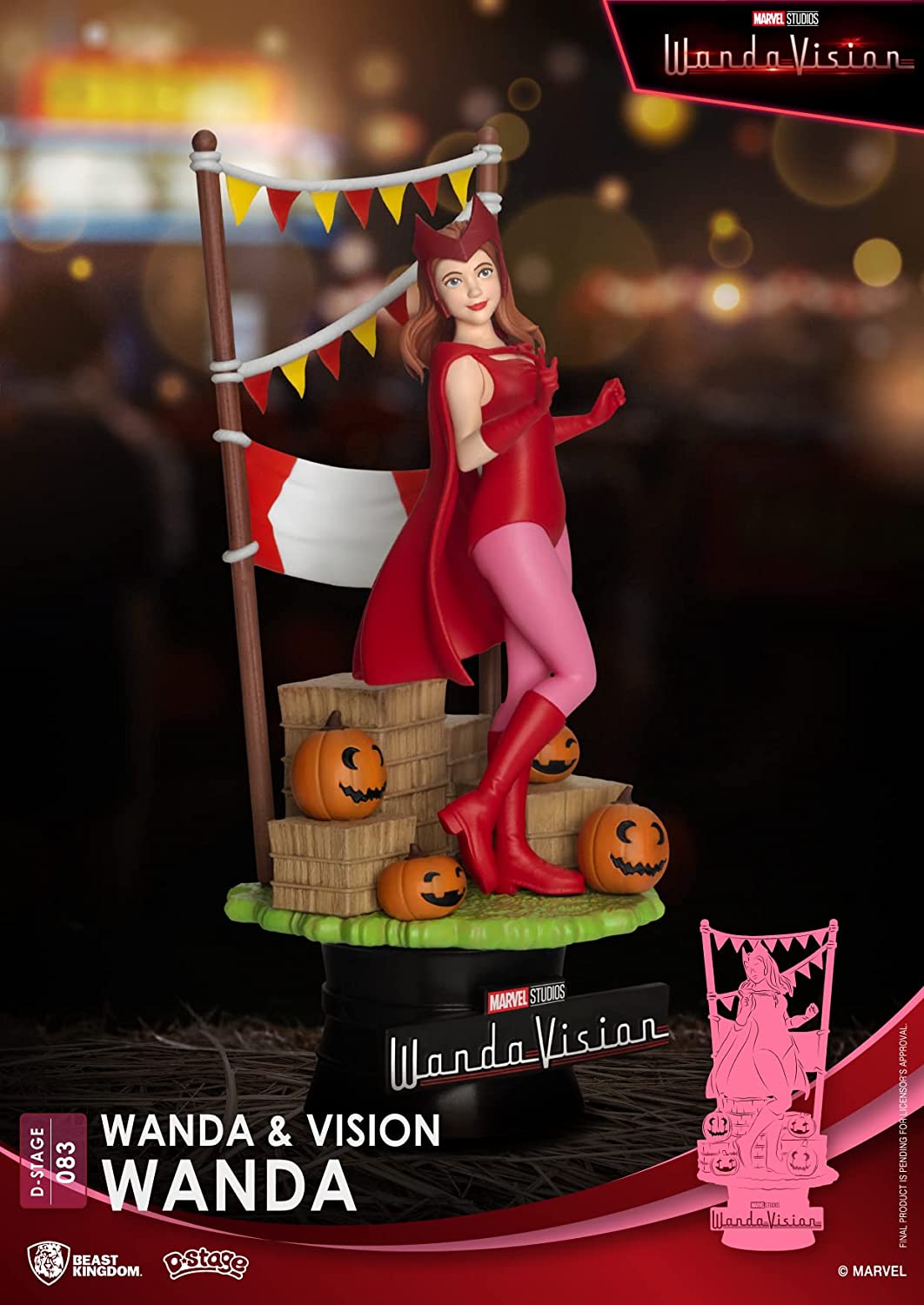 D Stage WandaVision Wanda Halloween Version