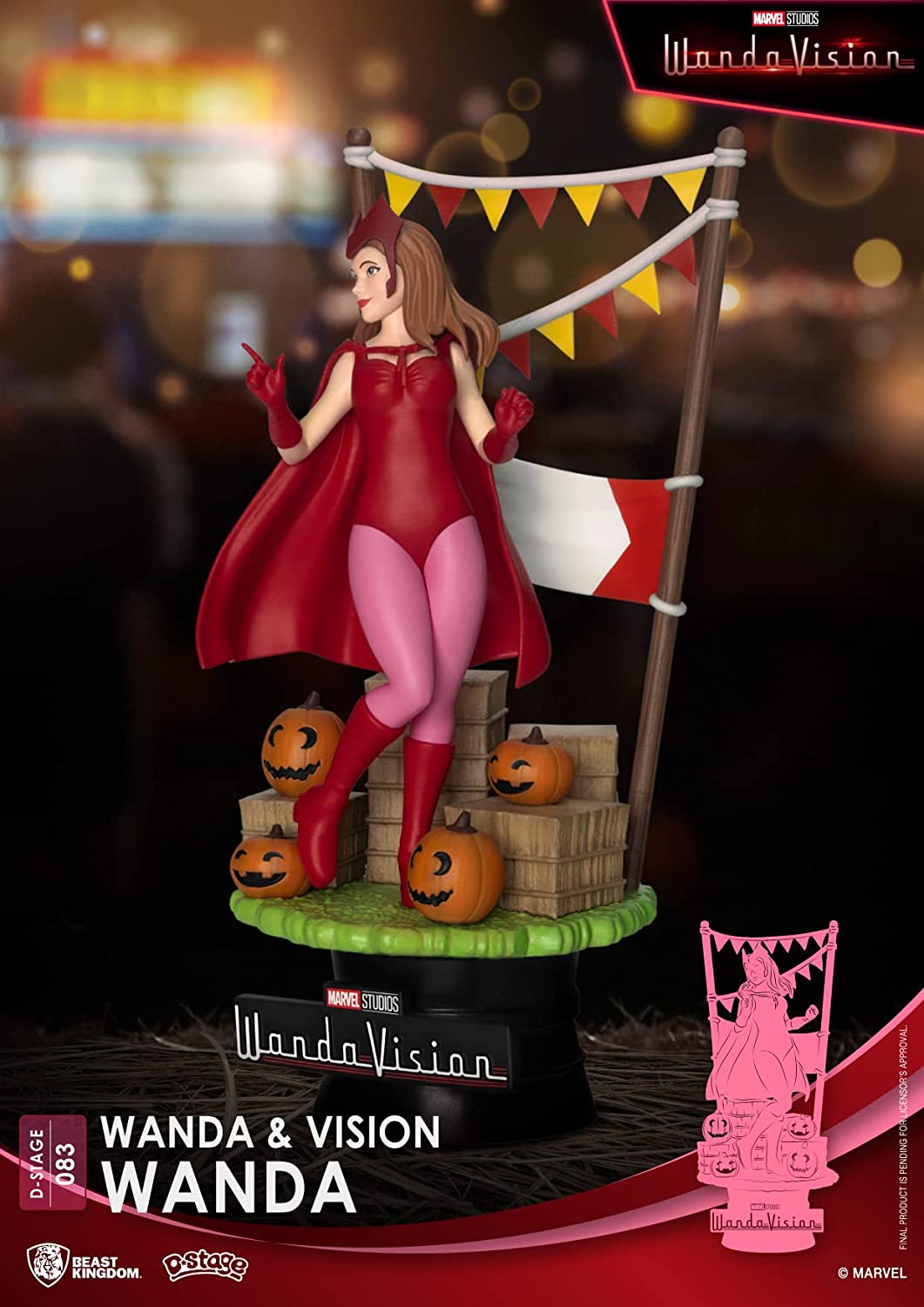 D Stage WandaVision Wanda Halloween Version