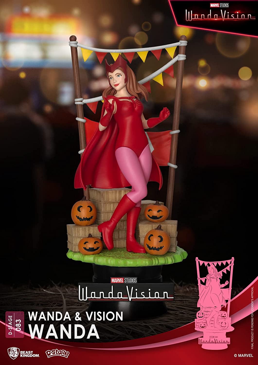 D Stage WandaVision Wanda Halloween Version