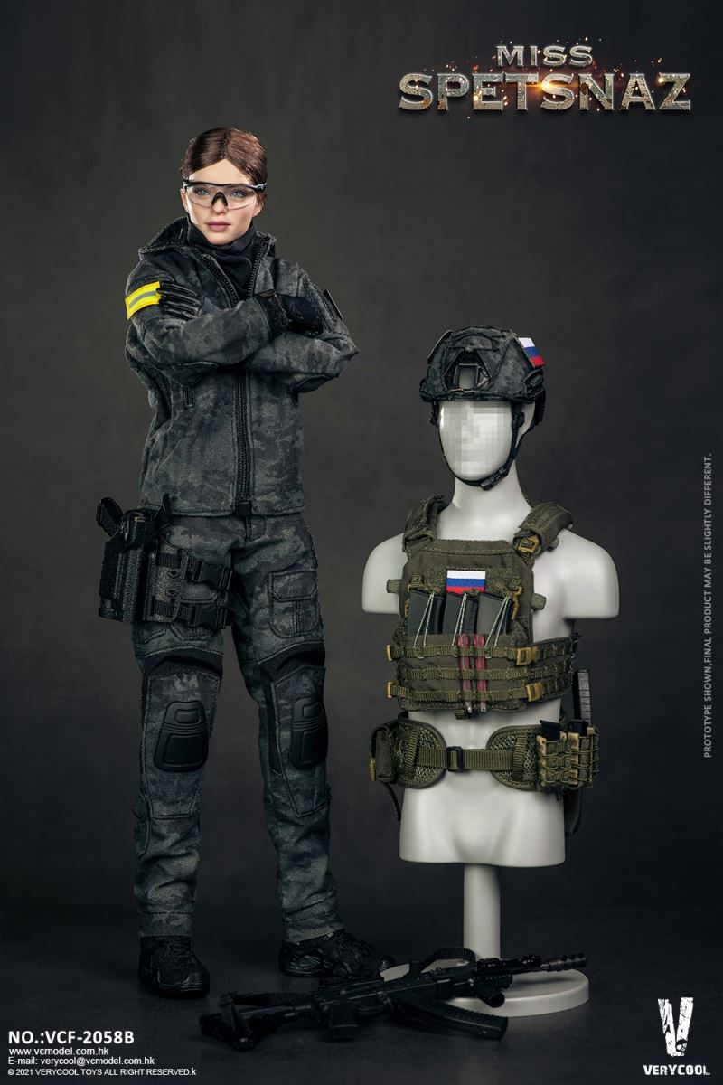 MCB Camouflage - Russian Special Combat Women Soldier Miss Spetsnaz