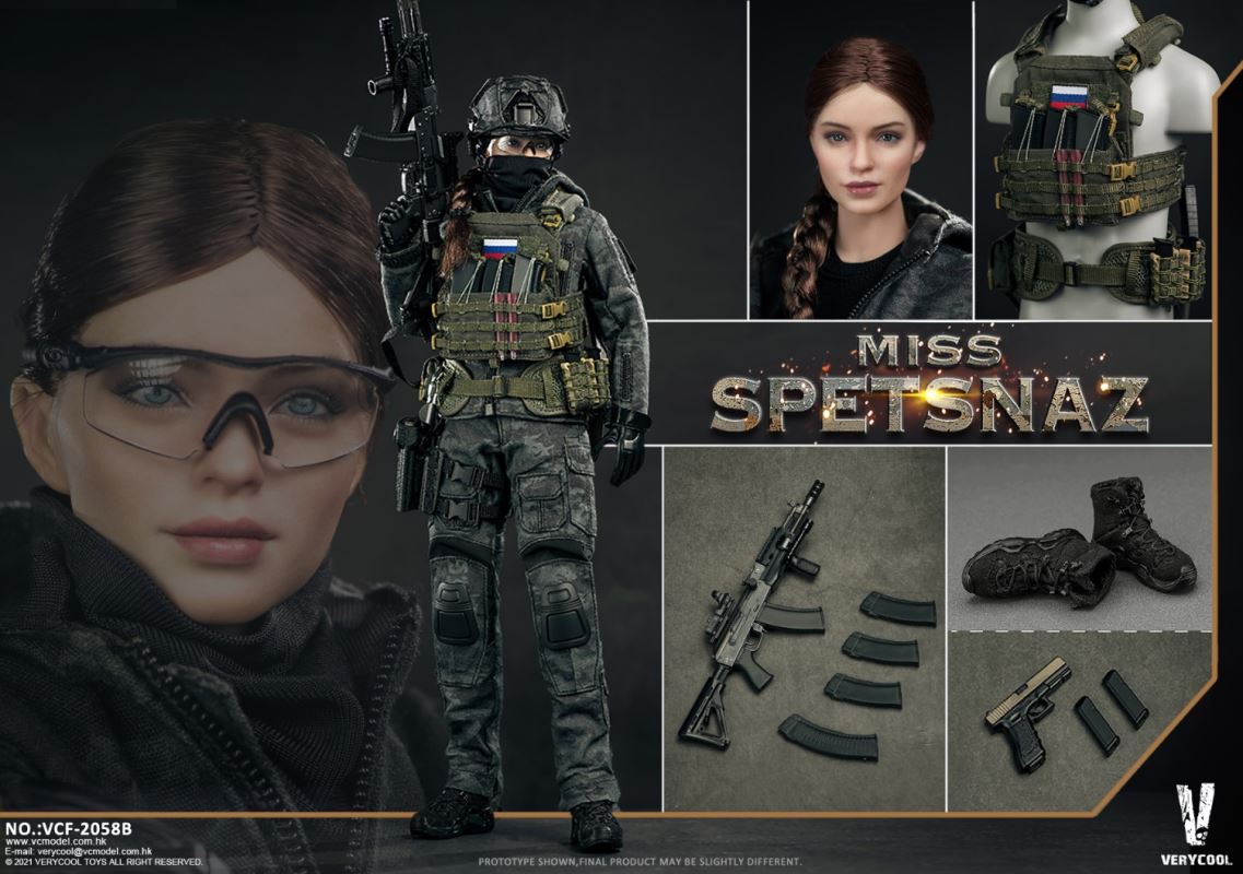 MCB Camouflage - Russian Special Combat Women Soldier Miss Spetsnaz