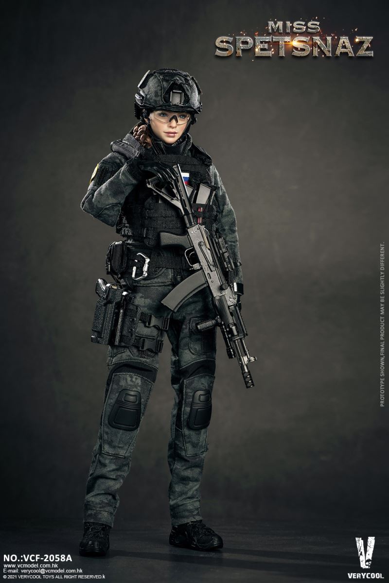 MCB Camouflage - Russian Special Combat Women Soldier Miss Spetsnaz