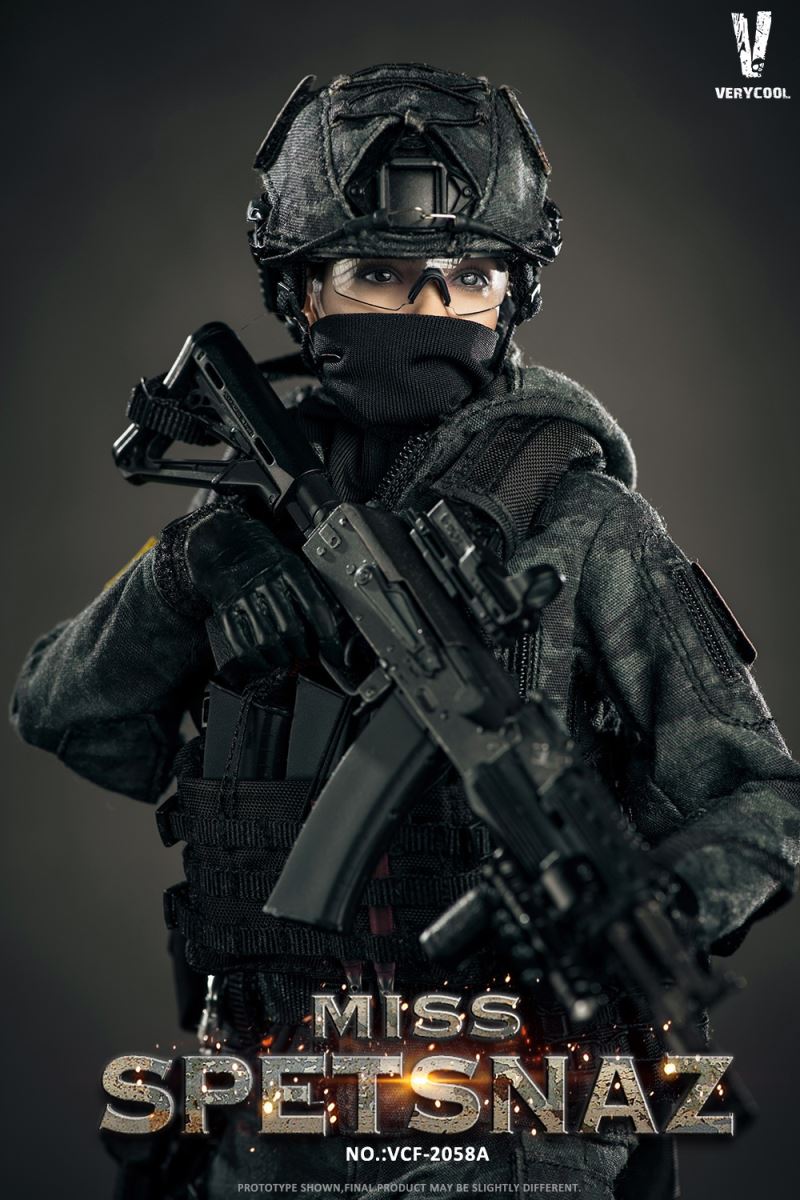 MCB Camouflage - Russian Special Combat Women Soldier Miss Spetsnaz