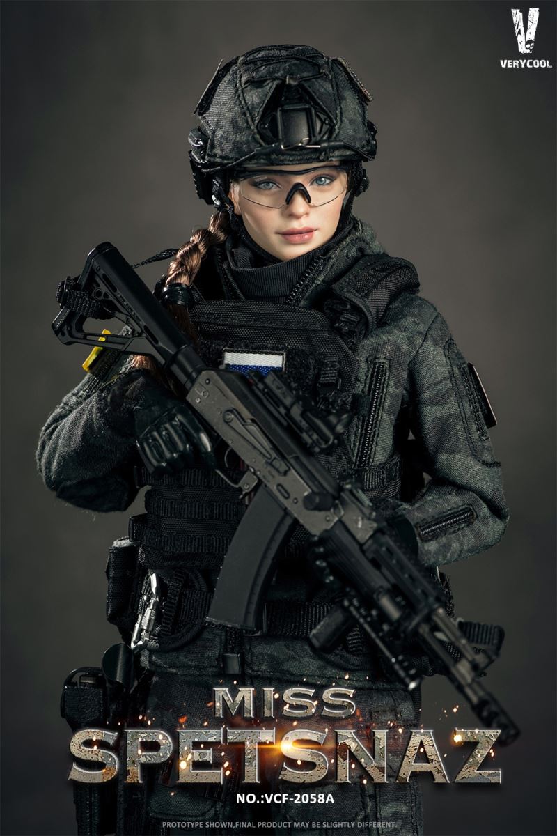MCB Camouflage - Russian Special Combat Women Soldier Miss Spetsnaz