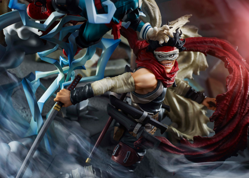 My Hero Academia Super Statue Midoriya vs Stain