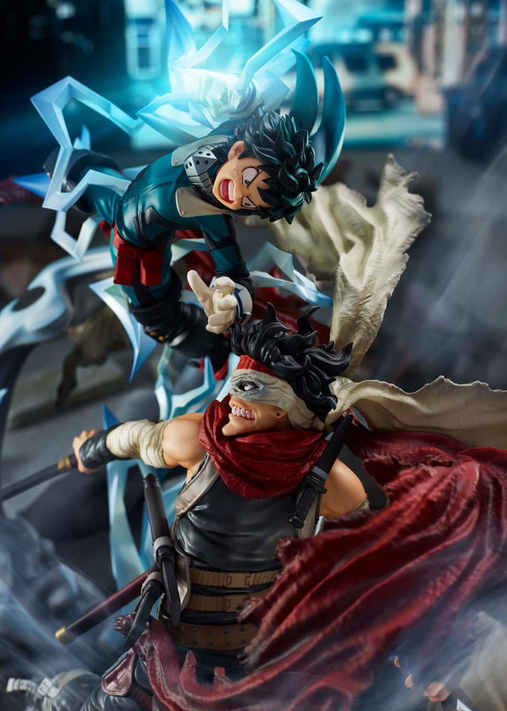 My Hero Academia Super Statue Midoriya vs Stain