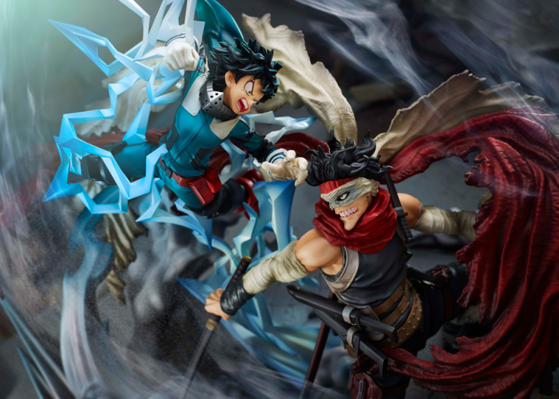 My Hero Academia Super Statue Midoriya vs Stain
