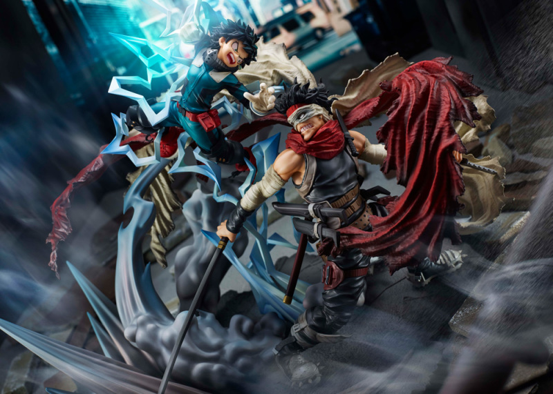 My Hero Academia Super Statue Midoriya vs Stain
