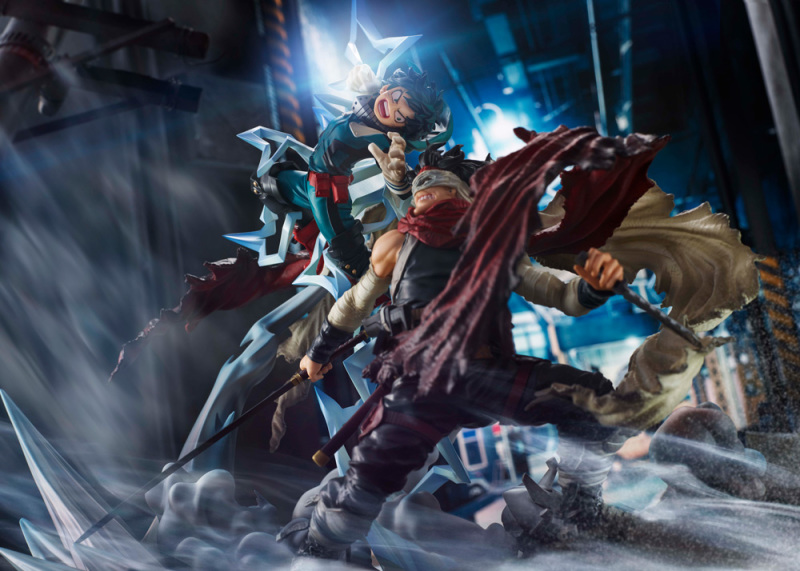 My Hero Academia Super Statue Midoriya vs Stain