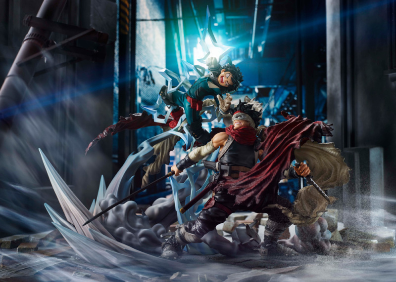 My Hero Academia Super Statue Midoriya vs Stain