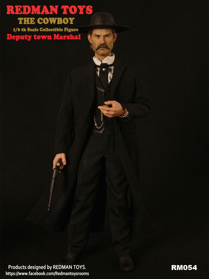 RM054 1/6 Deputy Town Marshal COWBOY Mayor of Tombstone Town