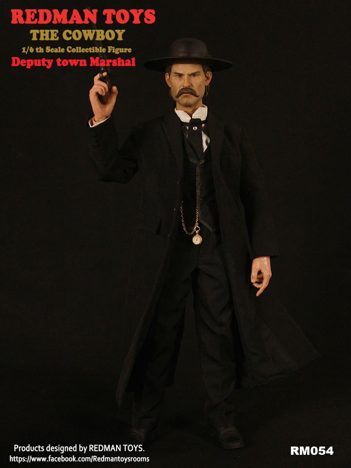 RM054 1/6 Deputy Town Marshal COWBOY Mayor of Tombstone Town