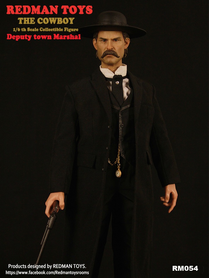 RM054 1/6 Deputy Town Marshal COWBOY Mayor of Tombstone Town