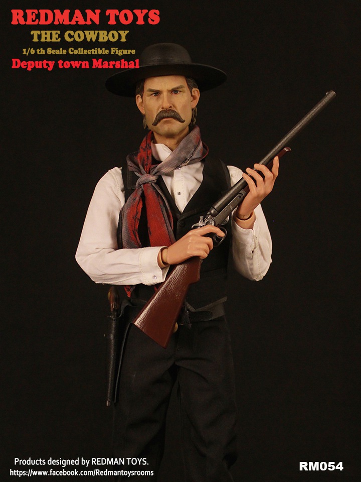 RM054 1/6 Deputy Town Marshal COWBOY Mayor of Tombstone Town