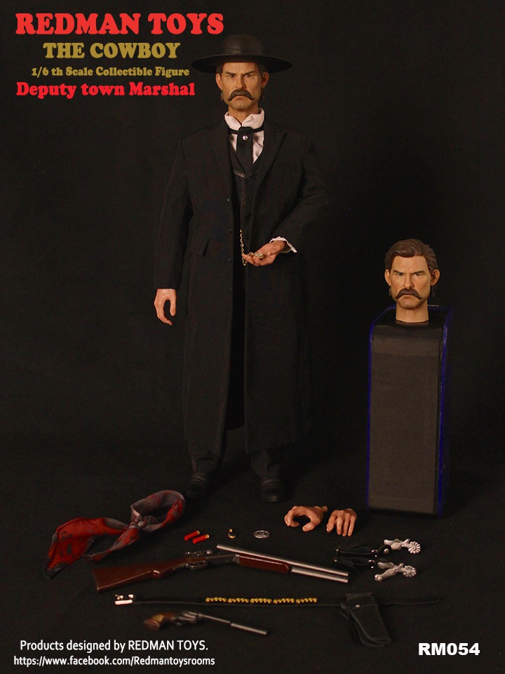 RM054 1/6 Deputy Town Marshal COWBOY Mayor of Tombstone Town