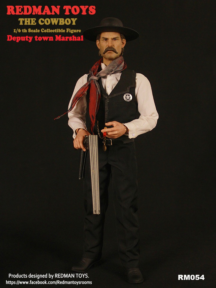 RM054 1/6 Deputy Town Marshal COWBOY Mayor of Tombstone Town
