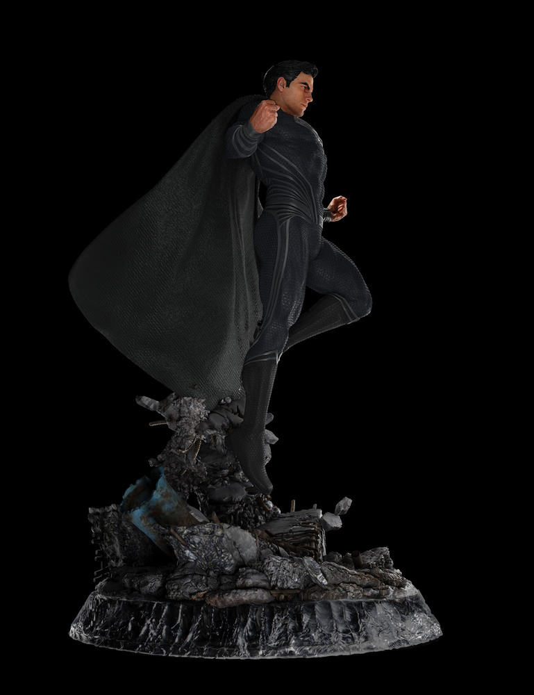SUPERMAN-BLACK SUIT 1/4