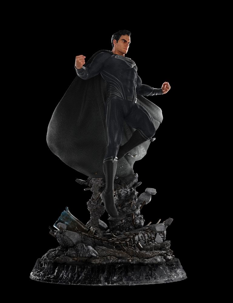 SUPERMAN-BLACK SUIT 1/4