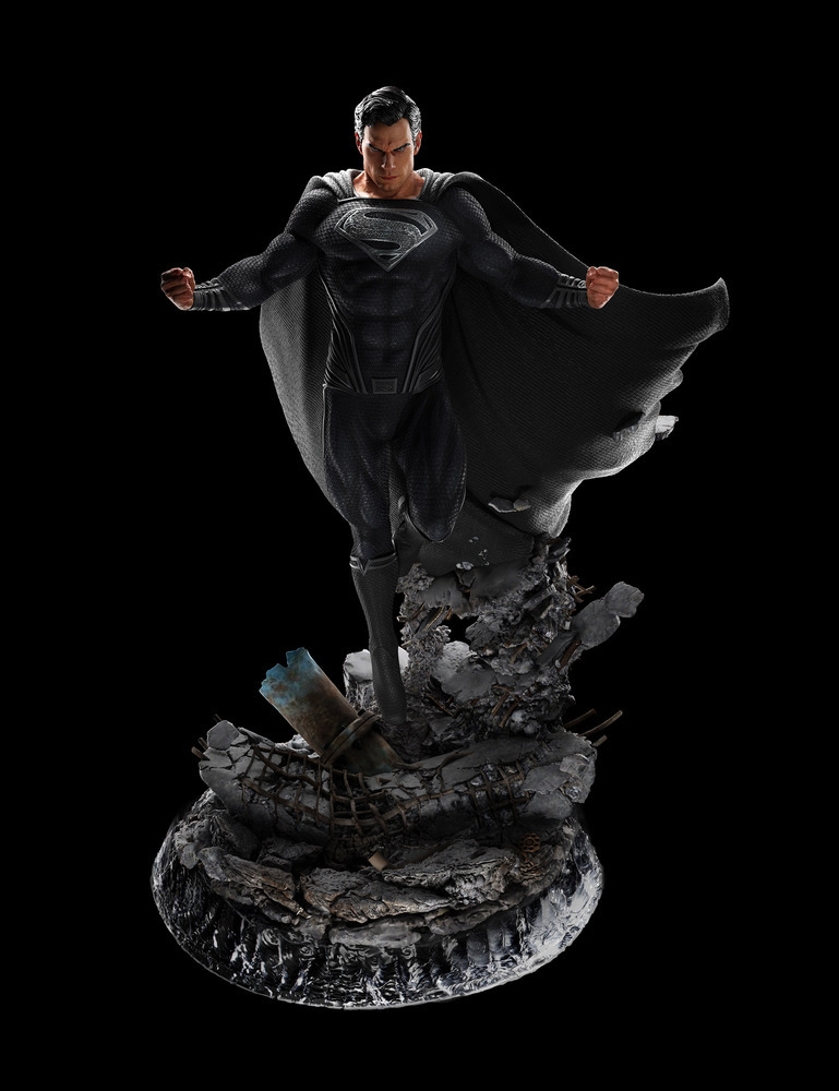 SUPERMAN-BLACK SUIT 1/4