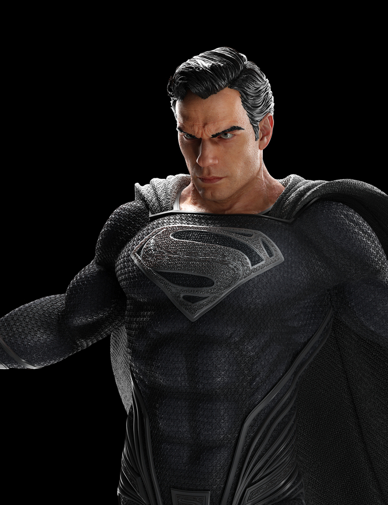 SUPERMAN-BLACK SUIT 1/4