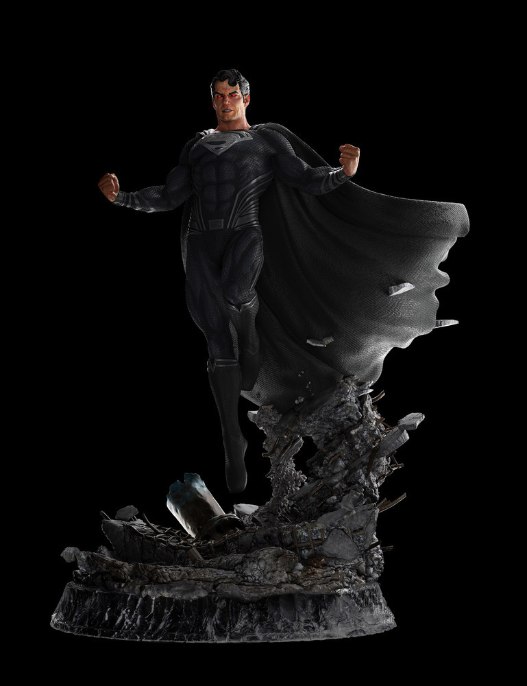 SUPERMAN-BLACK SUIT 1/4