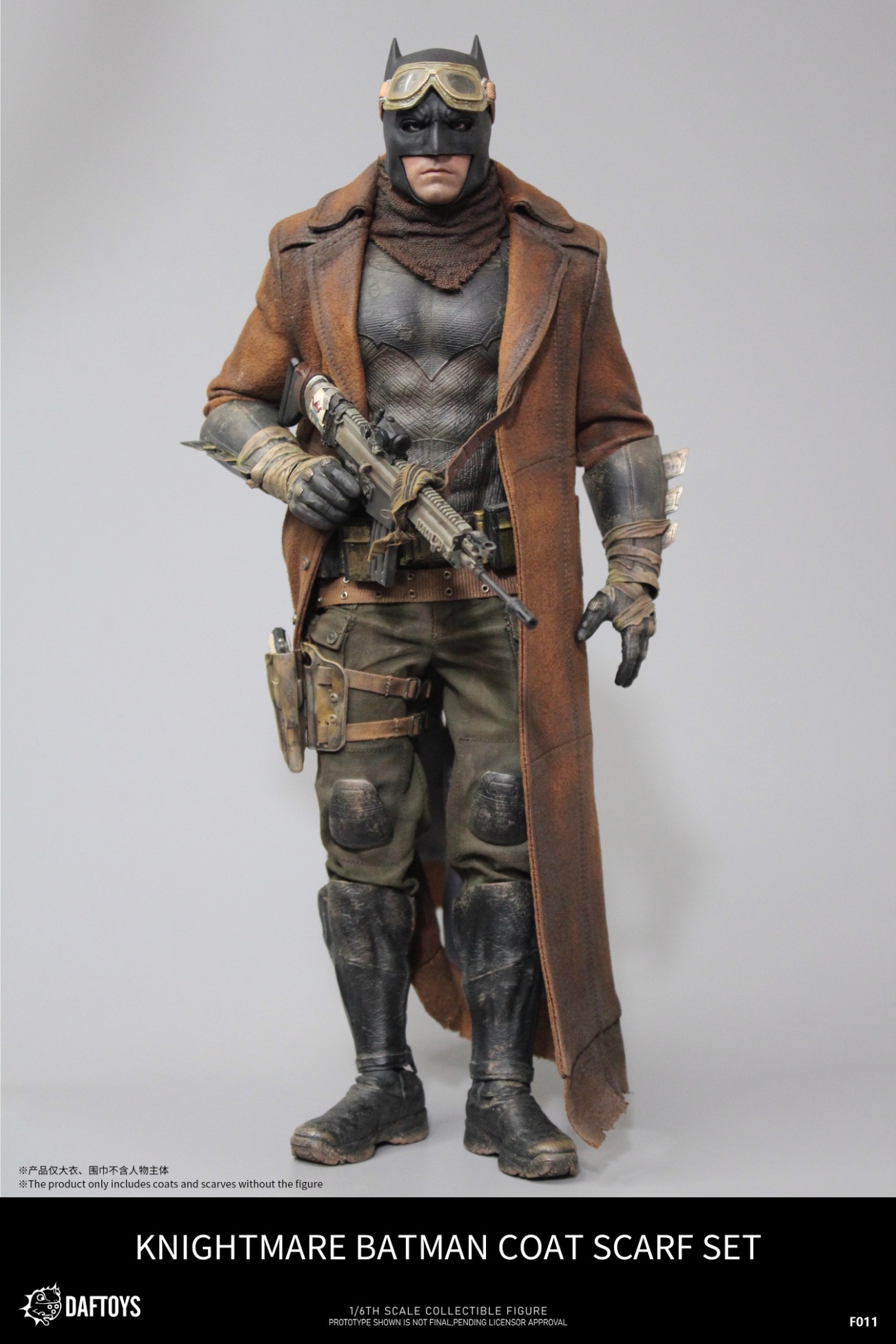 Nightmare Batman Coat and Scarf Set 1/6