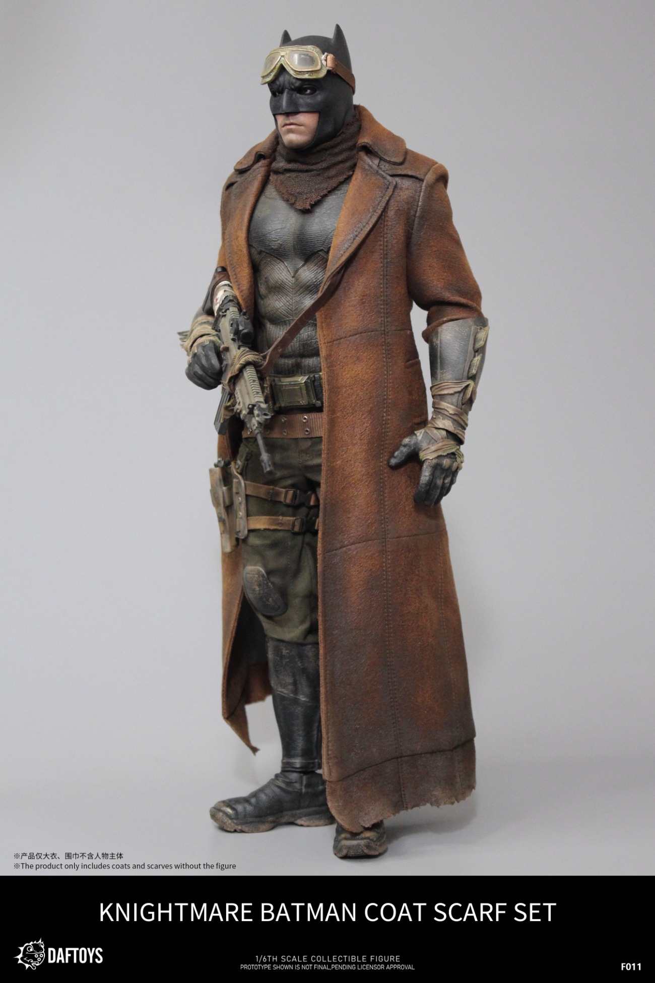 Nightmare Batman Coat and Scarf Set 1/6