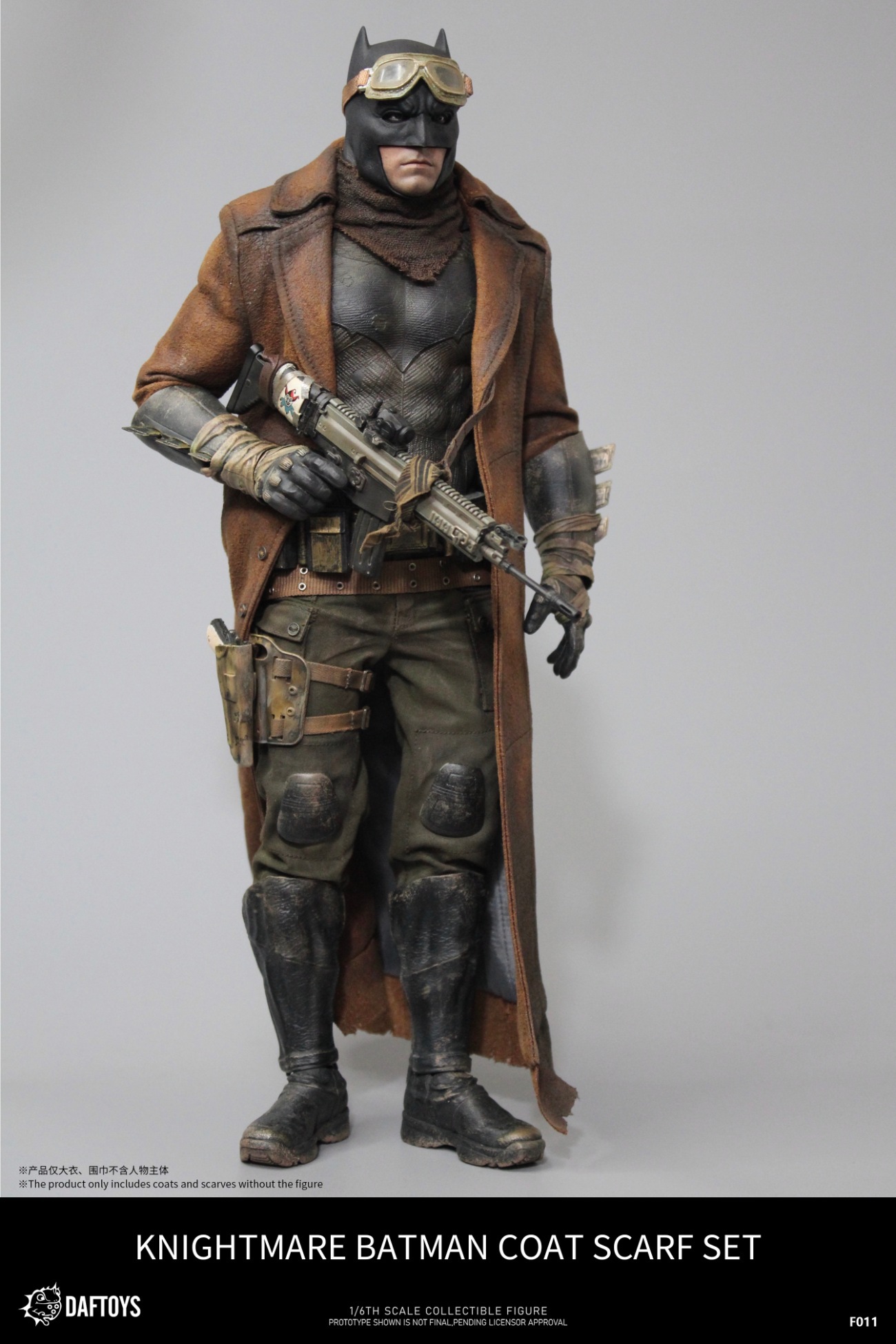 Nightmare Batman Coat and Scarf Set 1/6