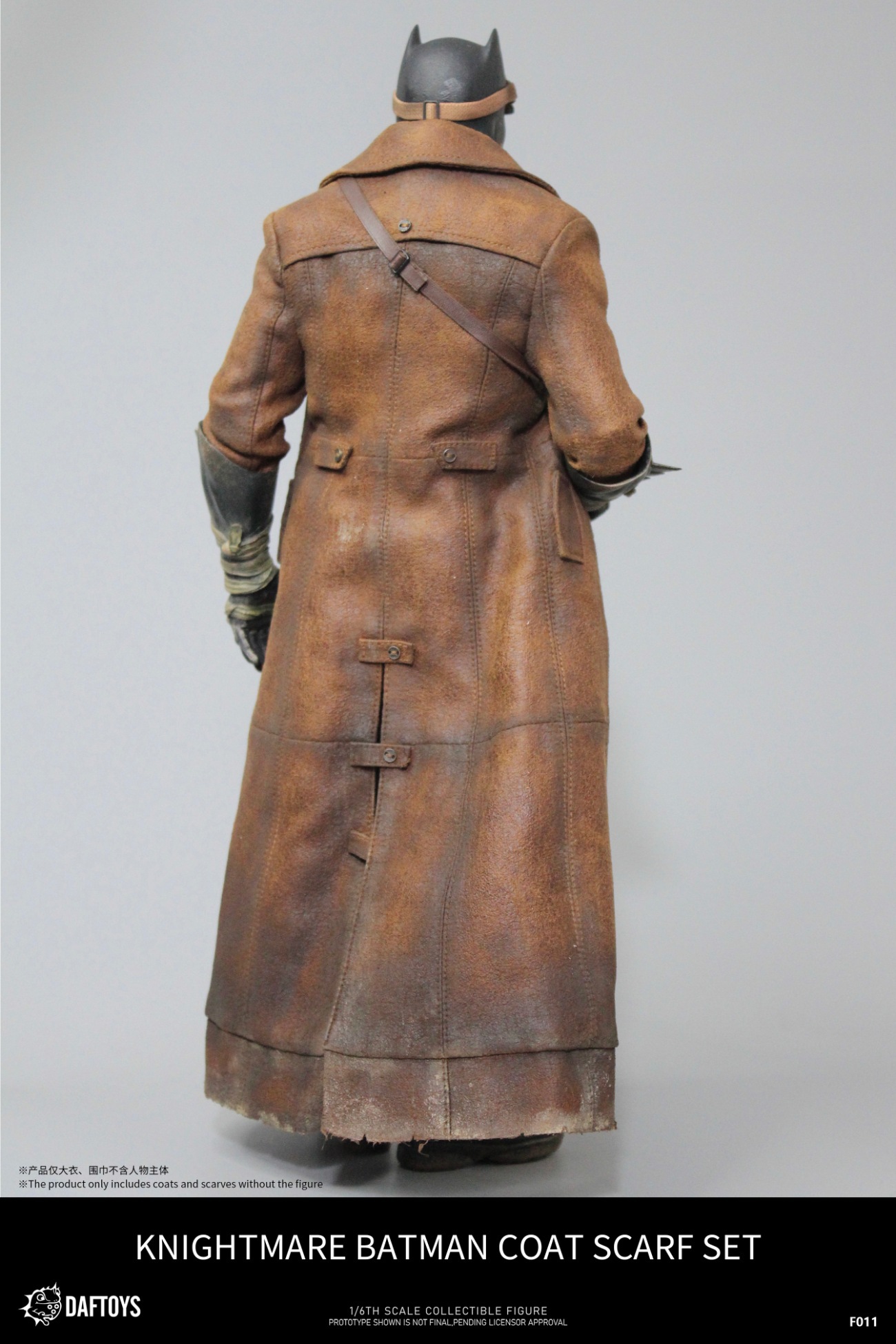 Nightmare Batman Coat and Scarf Set 1/6
