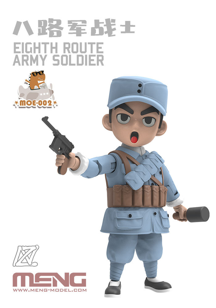 Eighth Route Army soldier 10cm Q version