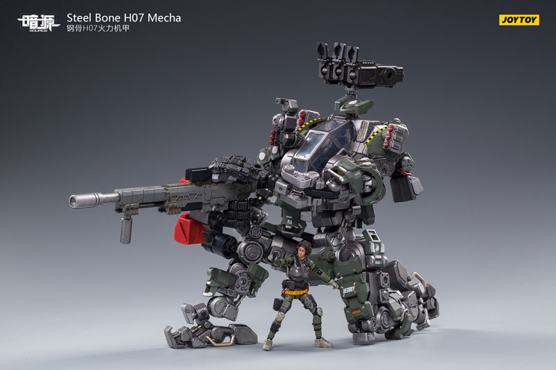 1/25 SOURCE Steel Bone Armor H07 Firepower Mecha Olive Ver