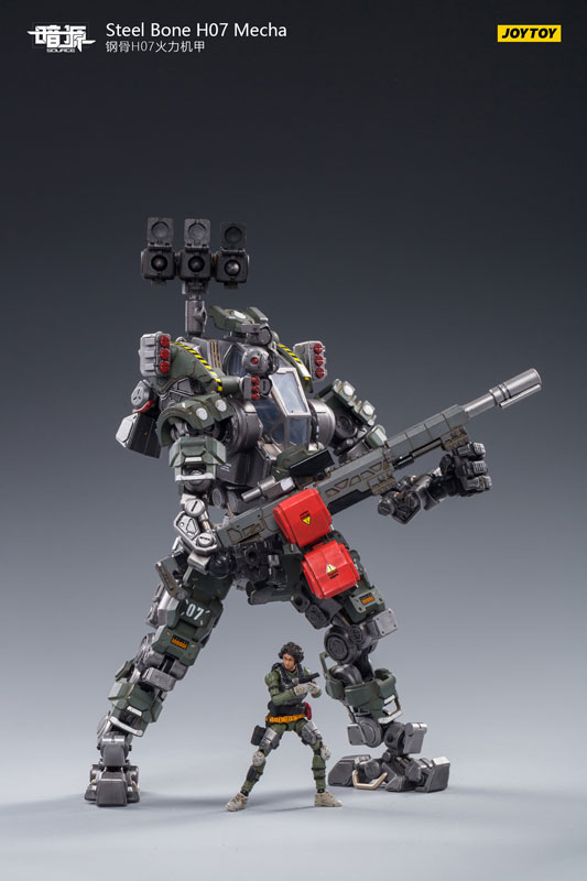 1/25 SOURCE Steel Bone Armor H07 Firepower Mecha Olive Ver