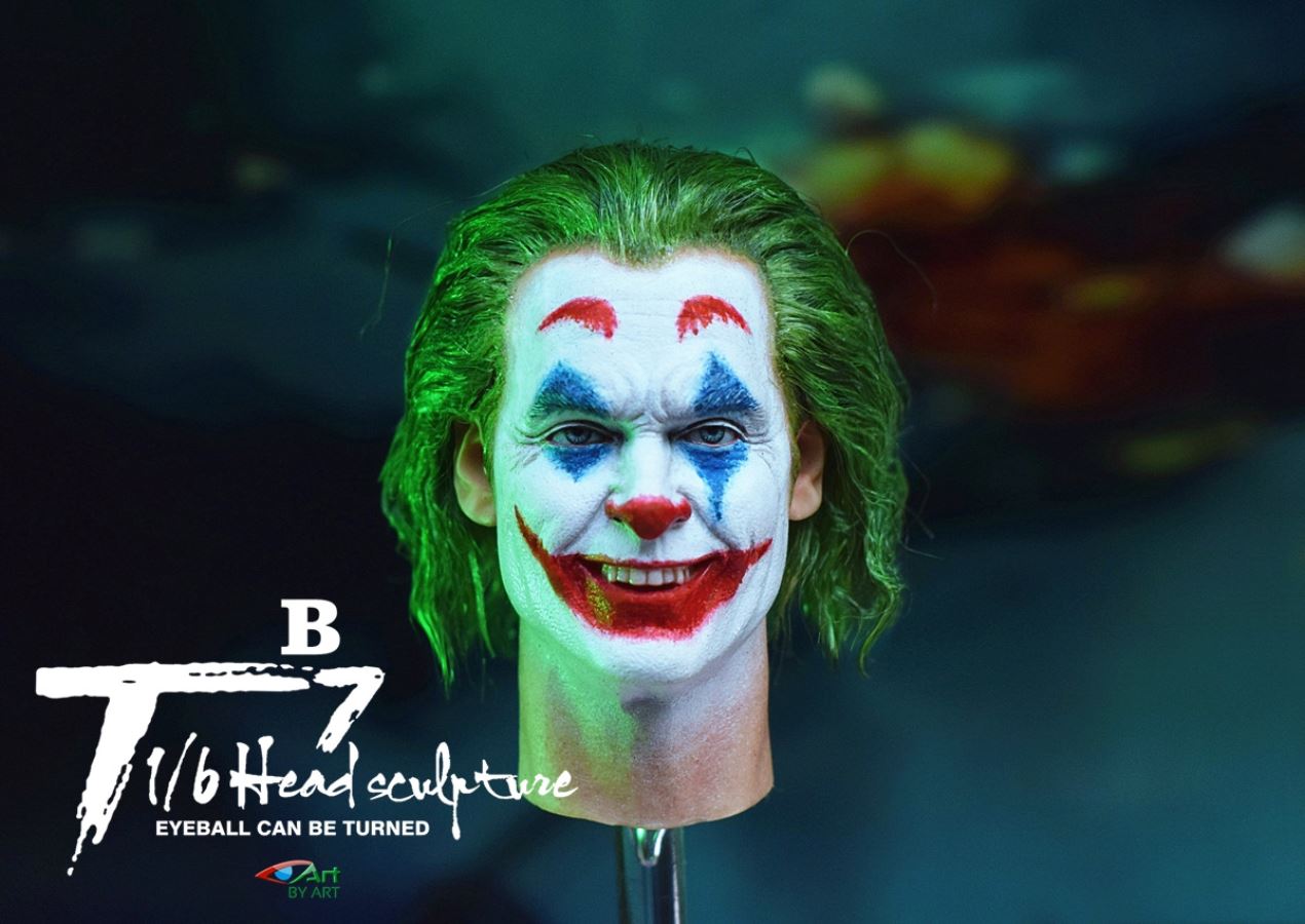 BY-T7 head carving (movable eyeball) 1/6