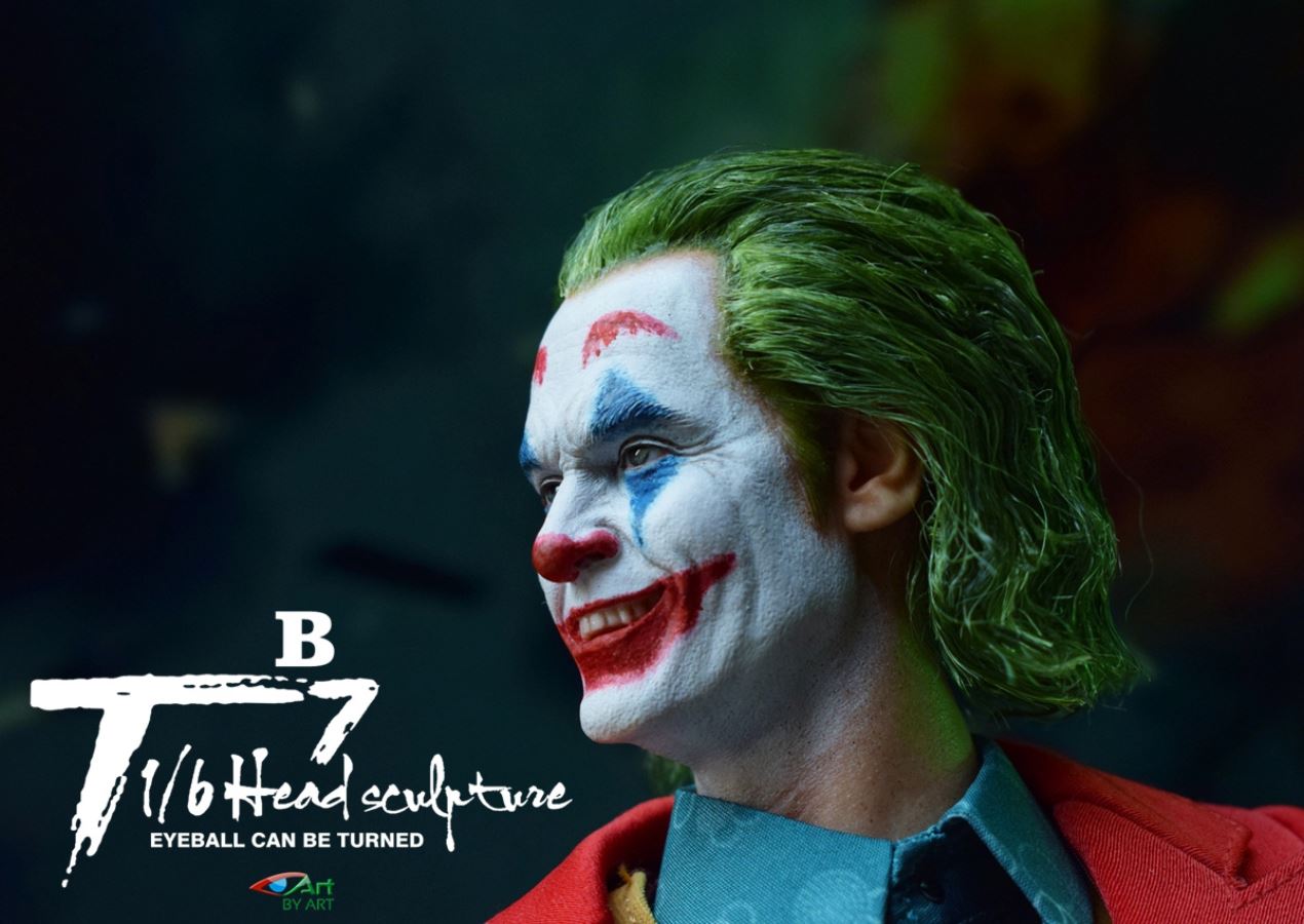 BY-T7 head carving (movable eyeball) 1/6