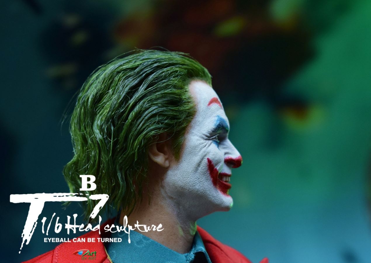 BY-T7 head carving (movable eyeball) 1/6