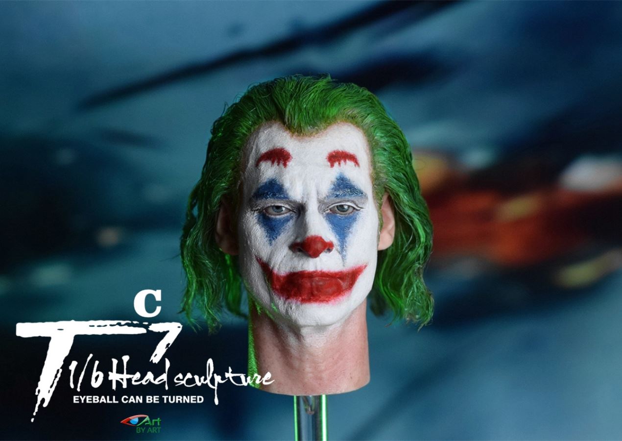 BY-T7 head carving (movable eyeball) 1/6