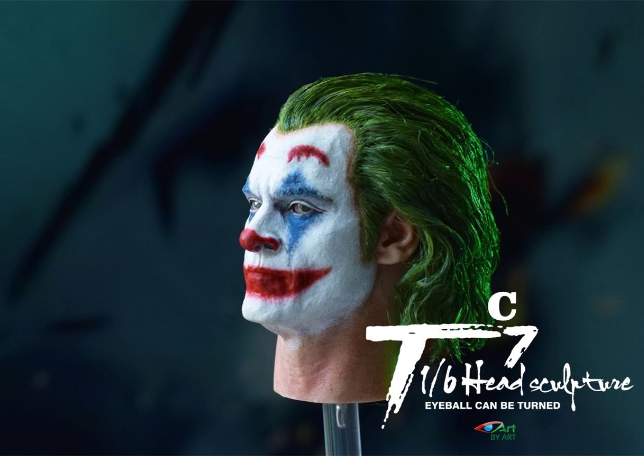 BY-T7 head carving (movable eyeball) 1/6