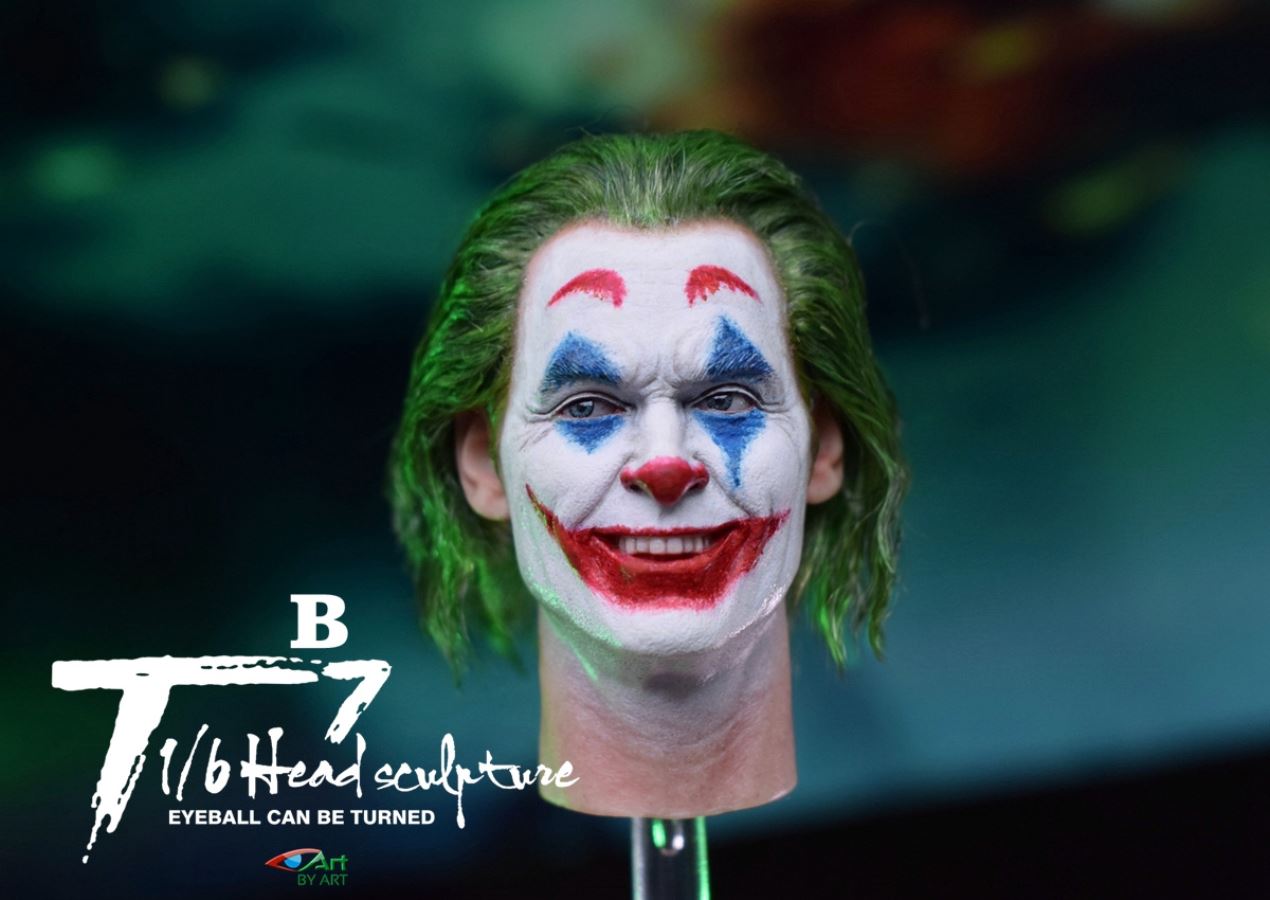 BY-T7 head carving (movable eyeball) 1/6