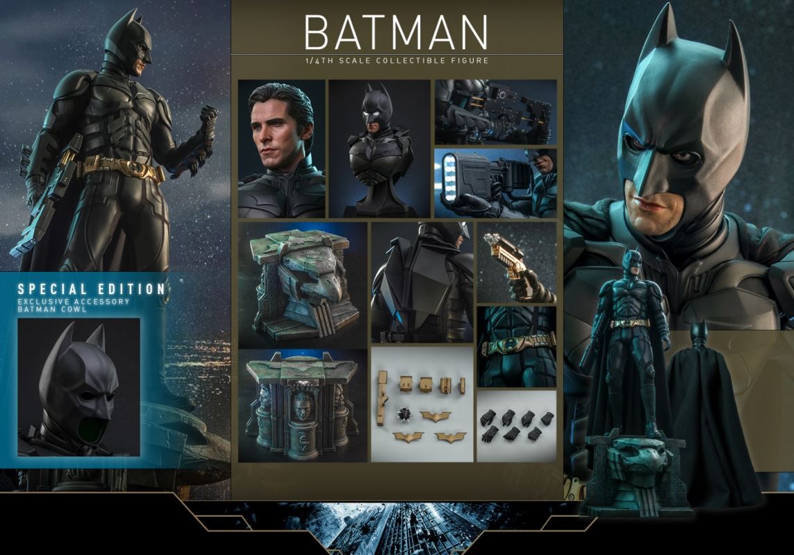THE DARK KNIGHT TRILOGY BATMAN 1/4