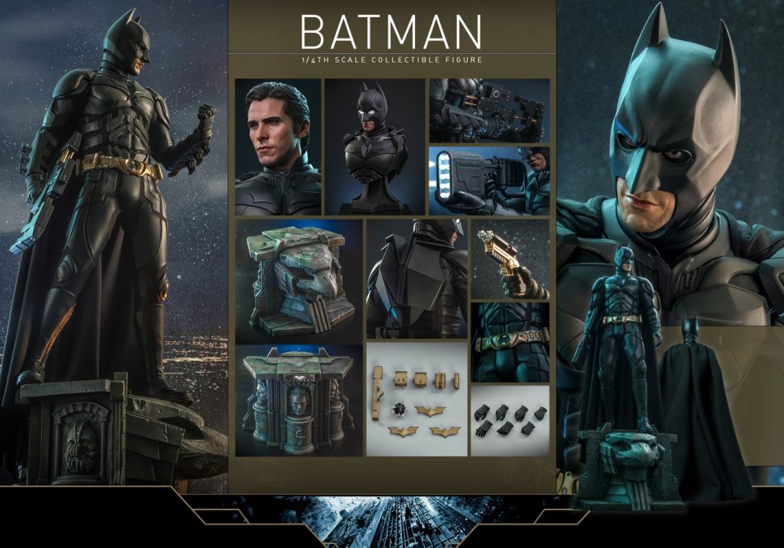 THE DARK KNIGHT TRILOGY BATMAN 1/4