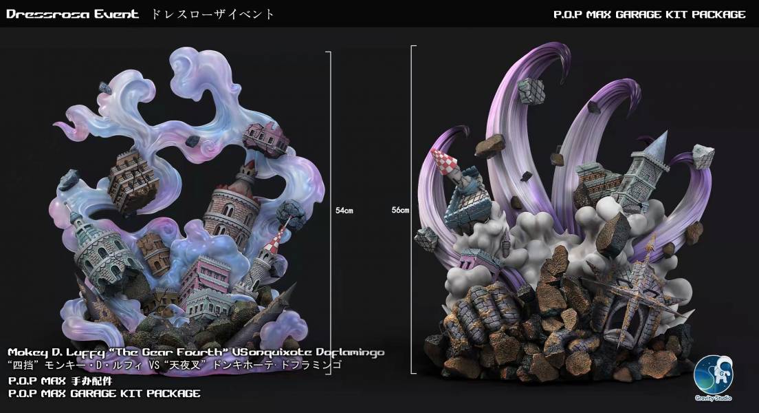 Luffy Scene Special Effects Plateform (No Figure)