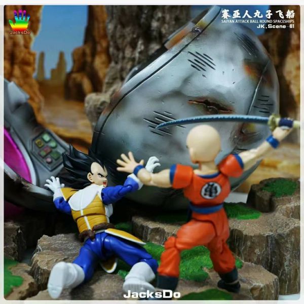 Saiyan Attack Ball Round SpaceShips
