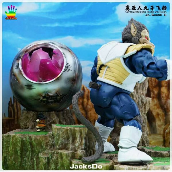Saiyan Attack Ball Round SpaceShips