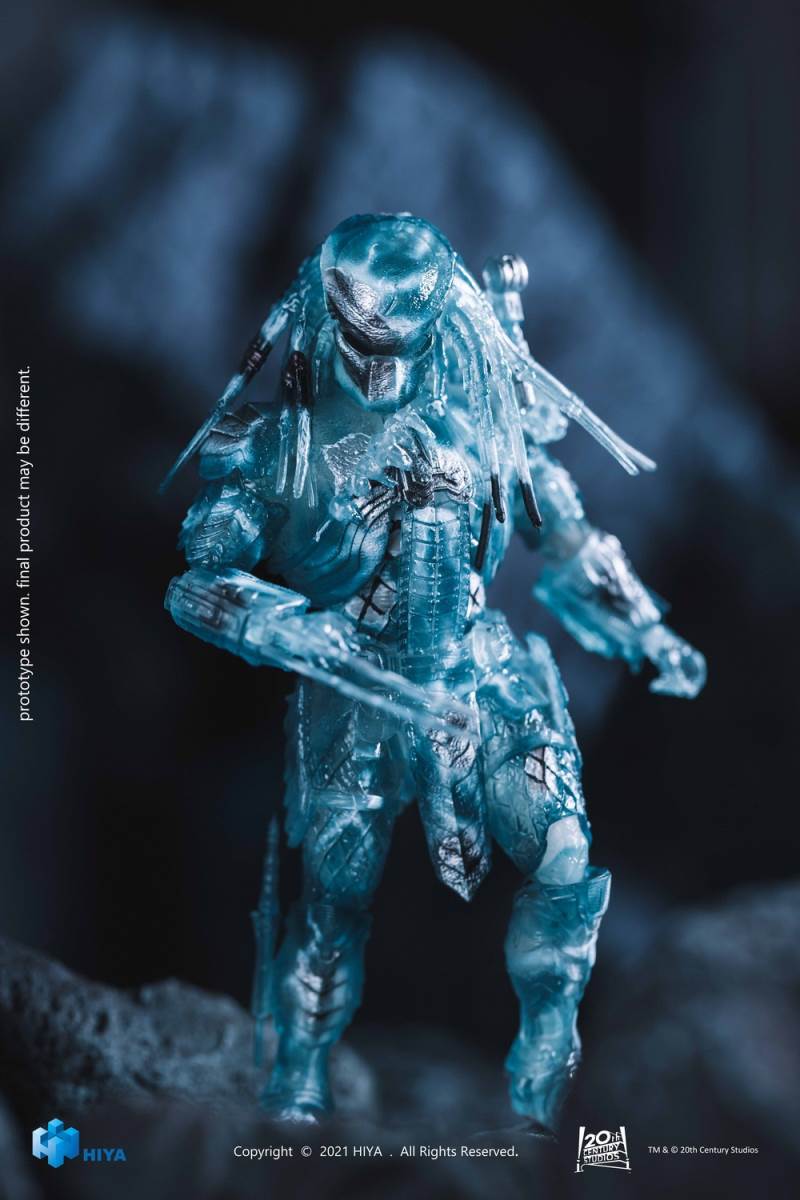 Alien War Predator translucent scar iron blood 1/18